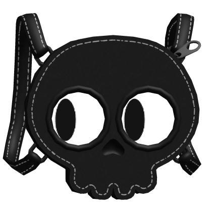 [Animated] Black Skull Backpack Following Eyes 3.0