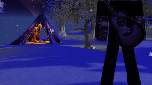 Cozy Snowy Cave