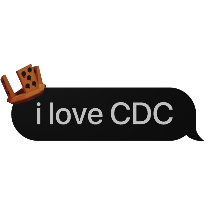 i Love CDC | Bubble text 🔥
