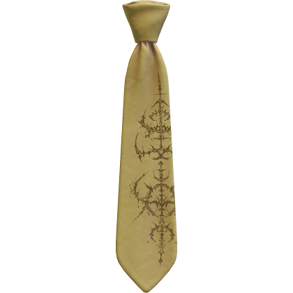 Yellow Cybersigilism Tie 1.0