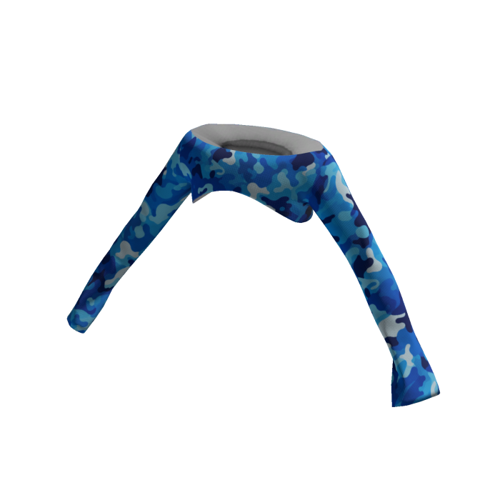 TOP AZUL CAMUFLAJE