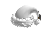 White-Bow Santa Hat