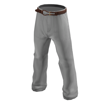 Ralph Lauren White Belted Ricky Pant