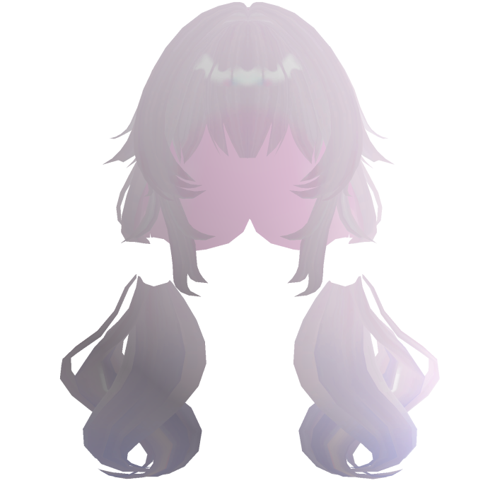 kawaii pigtails with bobble clips