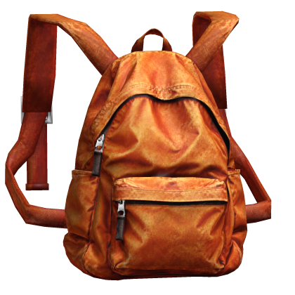 Grunge Emo Orange Backpack
