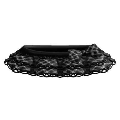 gothic plaid mini skirt black n white