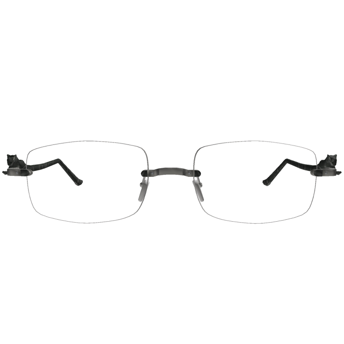 Glasses Silver Marble