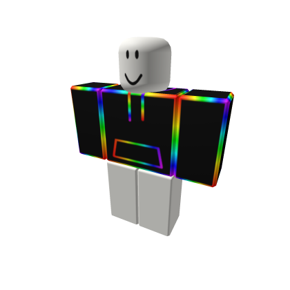 🌈 cartoony rainbow outline hoodie shirt thumbnail