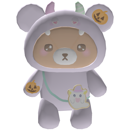 . ‿♡ cute halloween monster rilakkuma plush purple
