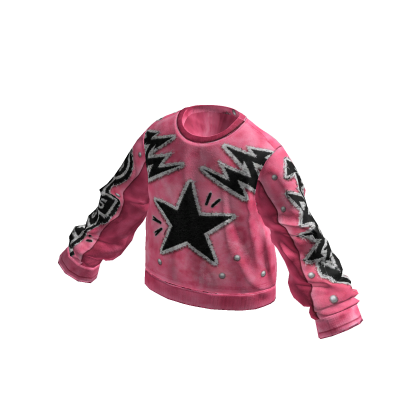 Pink Starburst Sweater