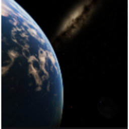 Alone at the edge of a universe icon