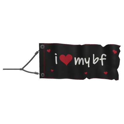 [waist] i love my .. red hearts tow banner