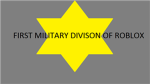 First Military Divison Of Roblox