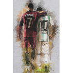 Footy fans. 1