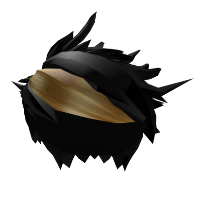 Short Salon Hair Gold on Black thumbnail
