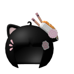 ⊹ Cute Cat Sushi Low Poly Hair ⊹