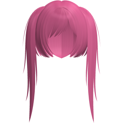 cute moe emo scene pigtails hot pink