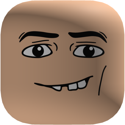Derp Man Face Roblox item