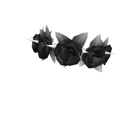 Spiked Dark Rose Crown