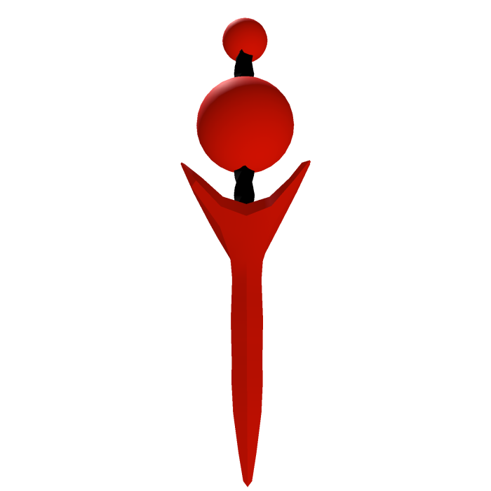 Blood Bow Earring
