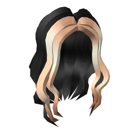 Black & Blonde Wavy Hair Roblox item