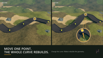 Ribbon - Curved Road, Path & Fence Builder preview 2