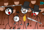 The top hat clan from Henry stick man