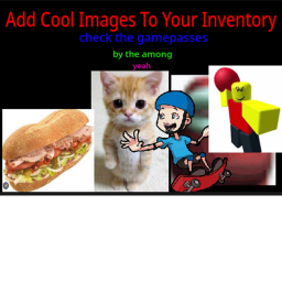 Add Cool Images To Your Inventory (Gamepass)