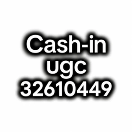 CA$H!!N Roblox group icon