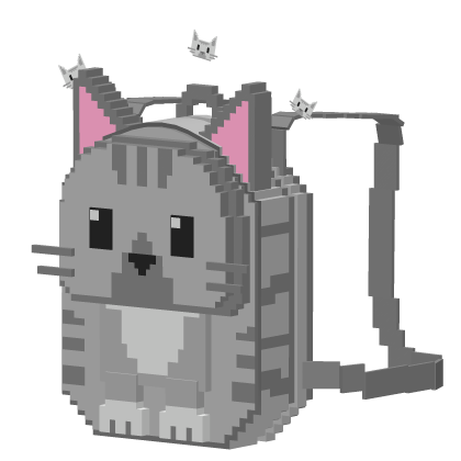 8-Bit Tabby Cat Backpack Roblox item