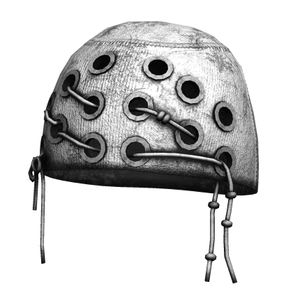 White Tied Hole Beanie Roblox item