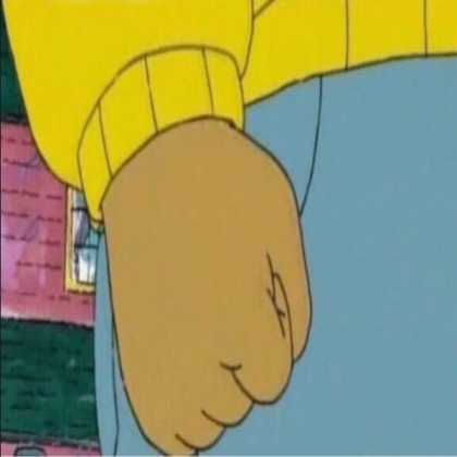 arthur fist meme Roblox decal