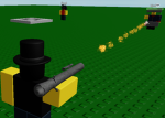 Low quality black flash combat group