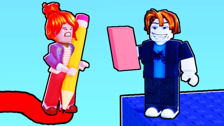 ✏️ Draw Together! [2 Player Obby]