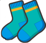A pare of socks