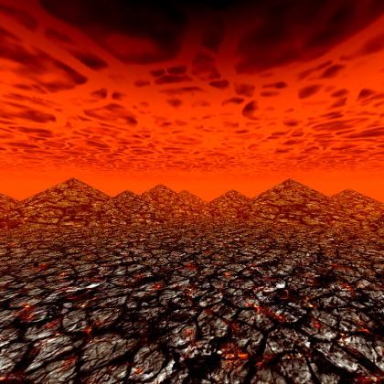 Molten Mountains Skybox (by Liquse)