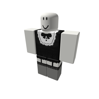 Black Lolita Dress w Stockings Roblox