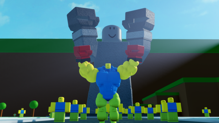 4x💪 Roblox but every second you get +1 Strength screenshot 1
