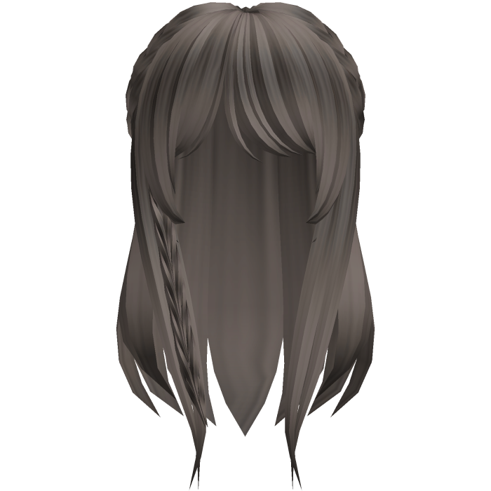 sweet long moe hair in ash brown