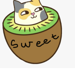 Kiwi cat sweet