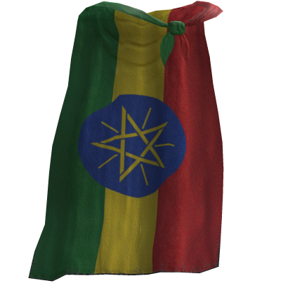 Ethiopia Flag Cape