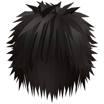spiky messy emo hair in dark brown