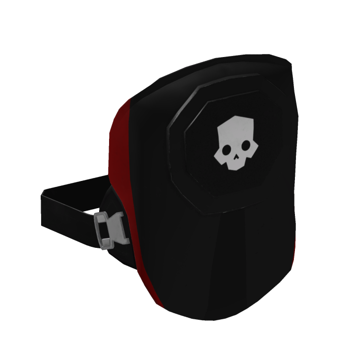 Helldivers BO-1 Red Left Pauldron 