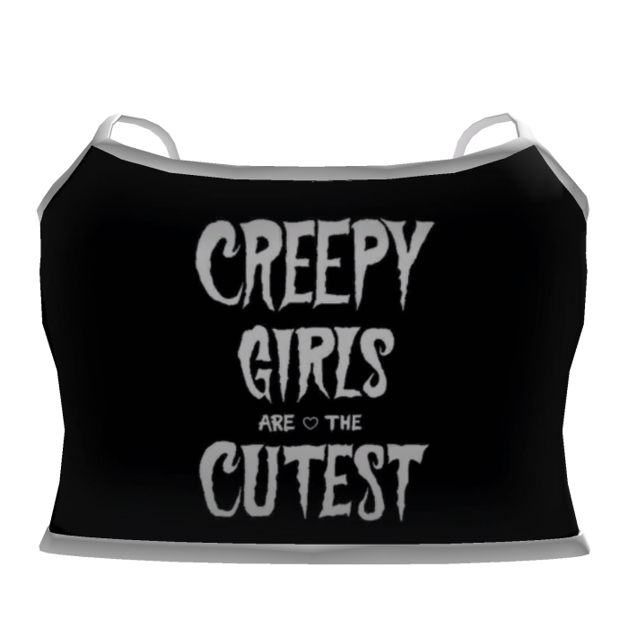 ^_^ creepy girls are the cutest top