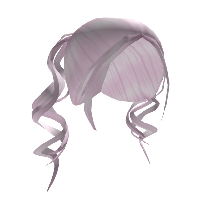 Curly Twintails in pink Roblox item