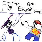 fun goofy elevator group
