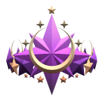 Purple & Gold Starstruck Baron Crown