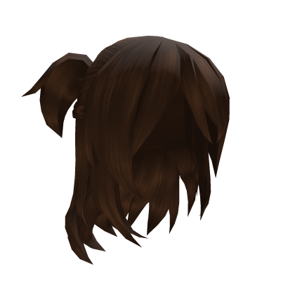 ♡ Messy Cute Pigtails Braid Hair - Brown