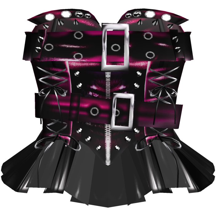 Gothic Scene Punk Corset Hot Pink