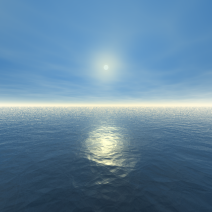 clear ocean skybox